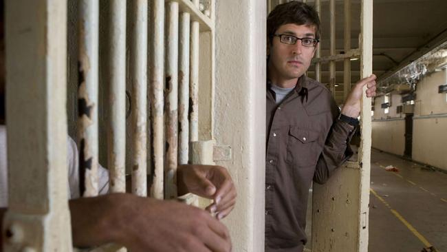 Safer than you think: Theroux in his documentary, <i>Behind Bars</i>. Picture: Supplied