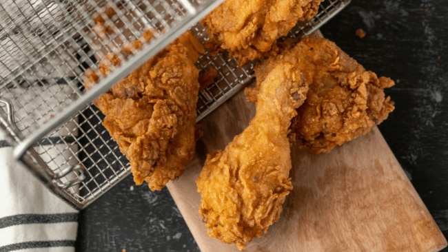 Fried chickenWhile chicken may seem like a healthier option, especially if it is referred to as ‘chicken breast tenders’, the reality is that any chicken that is deep fried is not healthy, especially when it is served with fries, as a burger, or as popcorn bites, as, the smaller the pieces of fried chicken, the more fat and calories the chicken pieces absorb. If you do indulge, opt for BBQ chicken which is a much better option than any fried options.