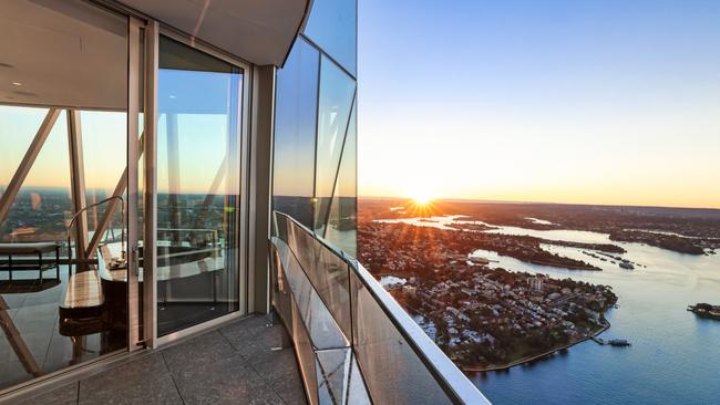 The view from One Barangaroo in Sydney. Picture: Supplied