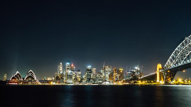 Sydney Harbour and Skyline from Milsons Point. Picture: Andy Wang