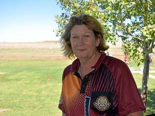 TAKING AIM: Donna Nugent of the Roma Gun Club. Picture: Jorja McDonnell