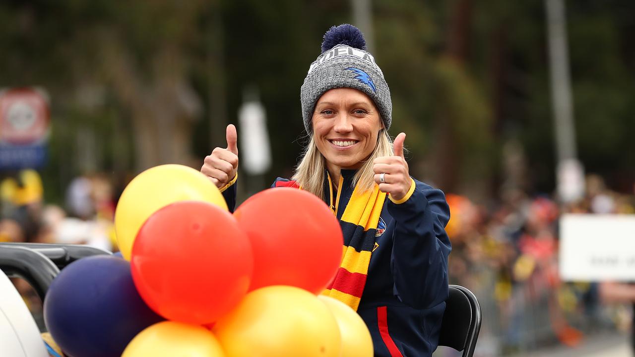 Erin Phillips is one of the players who has thrown her support behind the AFLPA. Photo: Kelly Defina