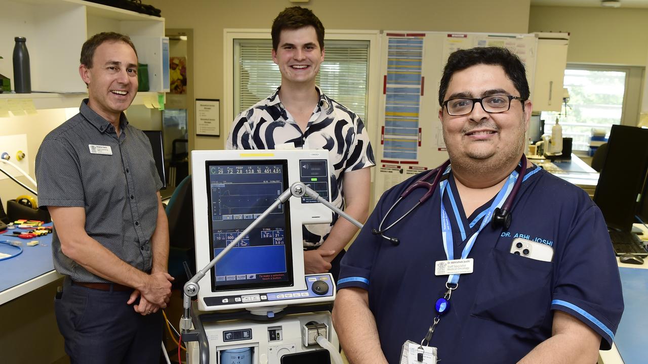 Townsville University Hospital donates 13 ventilators to India