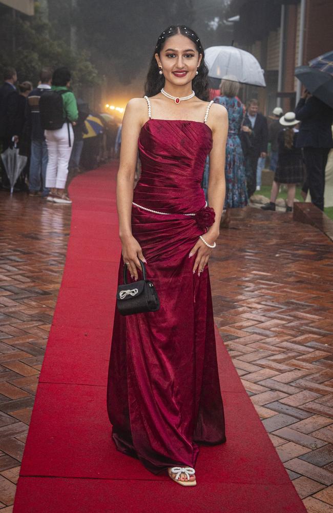 Lena Nabizada at Fairholme College formal, Wednesday, March 27, 2024. Picture: Kevin Farmer