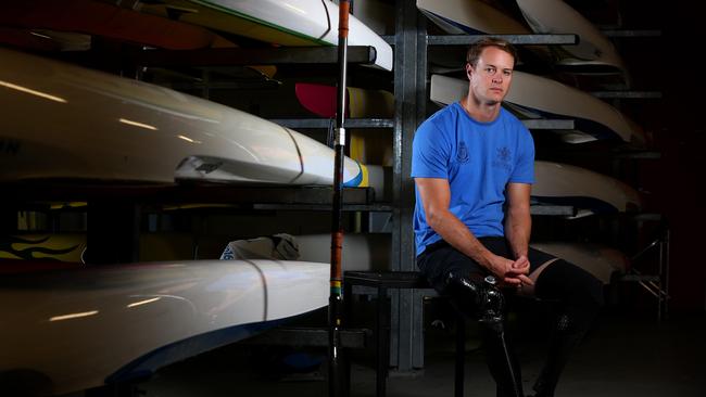 Paralympian Curtis McGrath says the Taliban takeover has been extremely difficult for him to process. Picture: Adam Head