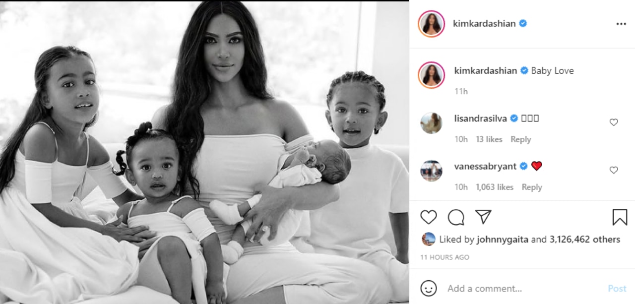 Kim Kardashian Shares First Family Pic Without Kanye West On Instagram Eminetra Australia