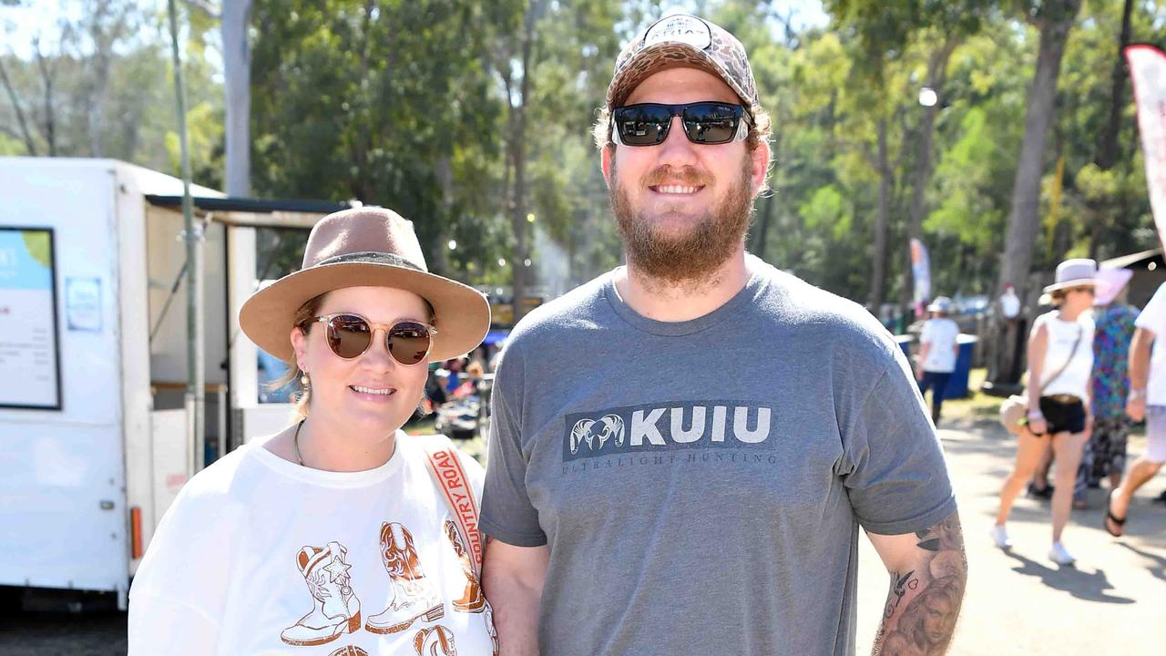 Cody and Grace Prentice at the Gympie Muster. Picture: Patrick Woods.