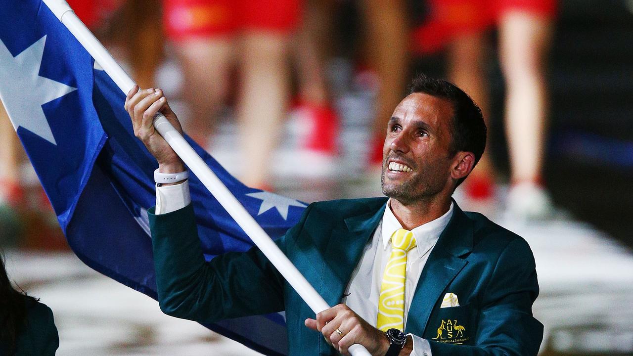 Mark Knowles’ joy at being the flagbearer was there for all to see.