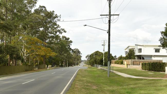 Samsonvale Road in Joyner, near the proposed development. Picture: Marcel Baum