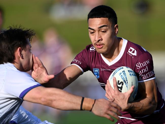 Manly youngster Lehi Hopoate. Picture: NRL Images