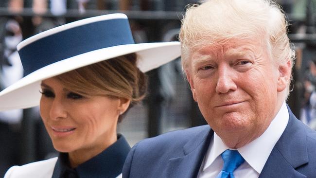US President Donald Trump and First Lady Melania Trump. (Photo by Samir Hussein/Samir Hussein/WireImage)