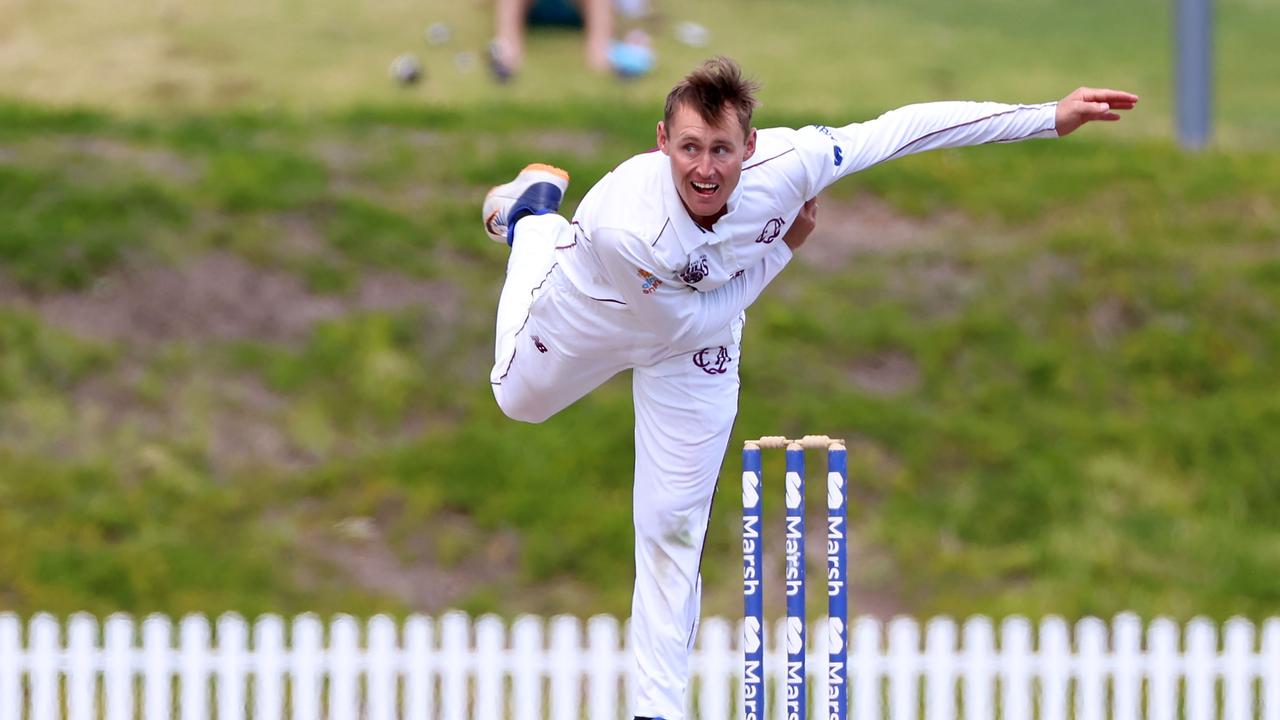 Labuschagne is always looking for a wicket. Photo by James Elsby/Getty Images