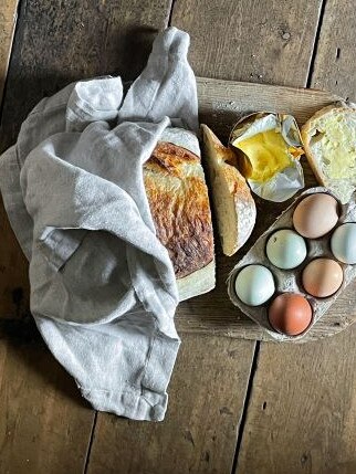 The beautifully-prepared breakfast offerings. Picture: Sibella Court.