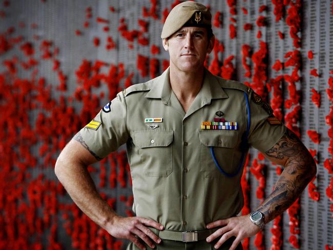 *** PICTURE FOR THE SUNDAY TIMES ON SUNDAY 24TH APRIL 2011 - PLEASE SEE PICTURE EDITOR JACKSON FLINDELL ***   NEWS SAS Corporal Ben (Benjamin) Roberts-Smith VC, at the Australian War Memorial in Canberra. PICTURE : RAY STRANGE. ( Pic from The Daily Telegraph )