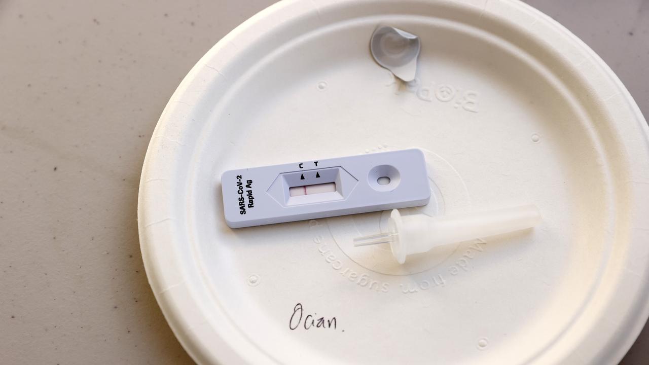 A rapid antigen test. Picture: Tim Hunter.