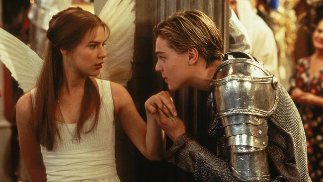 Claire Danes and Leonardo DiCaprio in Rome+Juliet. Picture: Advertiser Library