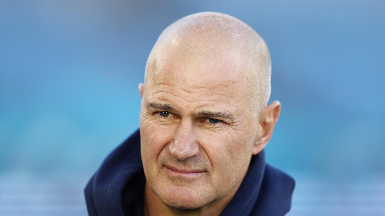 SYDNEY, AUSTRALIA - JUNE 13: Eels head coach Brad Arthur looks on during the round 14 NRL match between the Canterbury Bulldogs and the Parramatta Eels at Accor Stadium, on June 13, 2022, in Sydney, Australia. (Photo by Matt King/Getty Images)