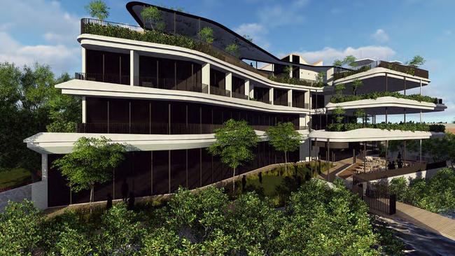 Artist’s impression of the development planned for 2 Oxford St, Bulimba