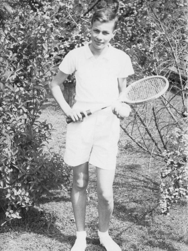 Mr Robertson remembers idyllic days playing in tournaments at Longueville Tennis Club.