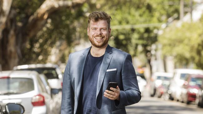 Taxify’s Australia country manager Samuel Raciti. Picture: Hollie Adams