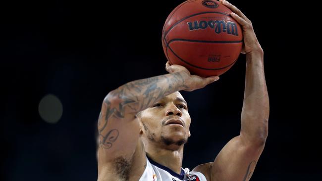 Adelaide 36ers point guard Jerome Randle grabbed a game-high 29 points to inspire his side to a dramatic victory over New Zealand Breakers. Picture: Anthony Au-Yeung/Getty Images
