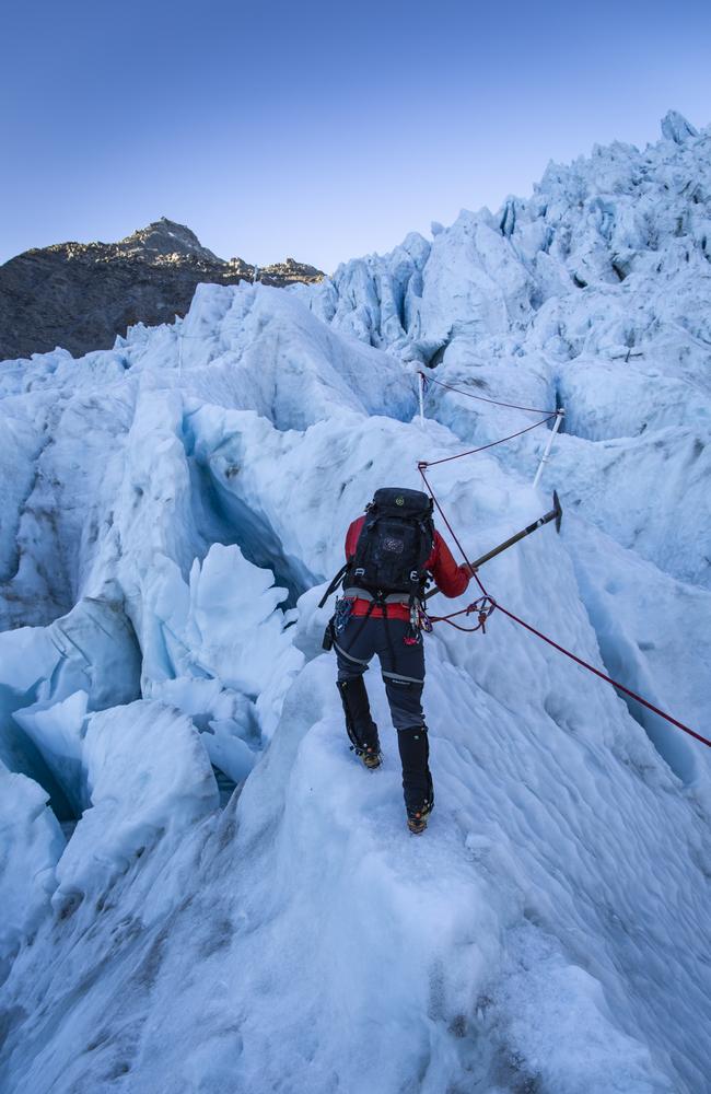 Hiking Franz Josef Glacier. Picture: Geoff Marks