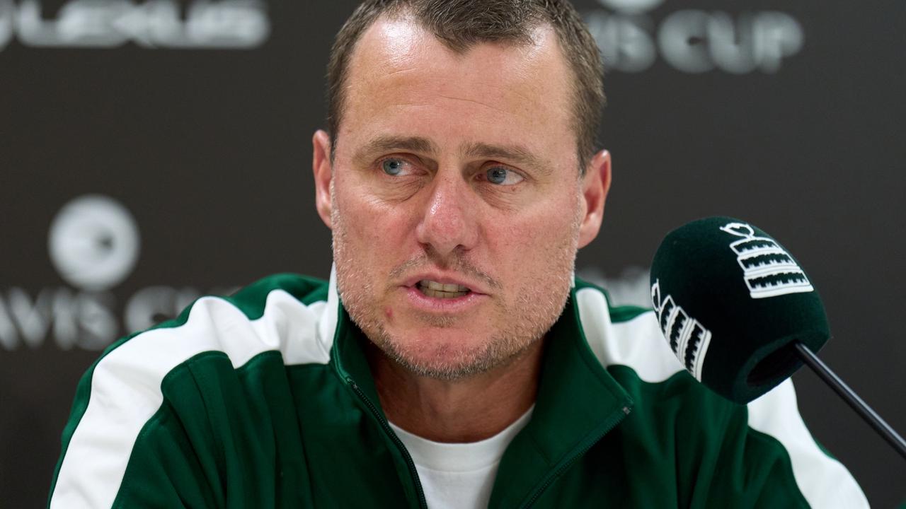 Lleyton Hewitt will have to do without the injured Alex de Minaur for Australia’s Davis Cup campaign. Picture: Angel Martinez/Getty Images for ITF