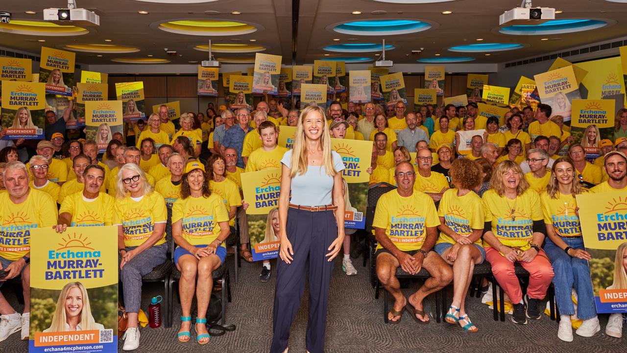 Independent candidate for McPherson, Erchana Murray-Bartlett launched her campaign on Saturday, February 15, 2025. Picture: Supplied