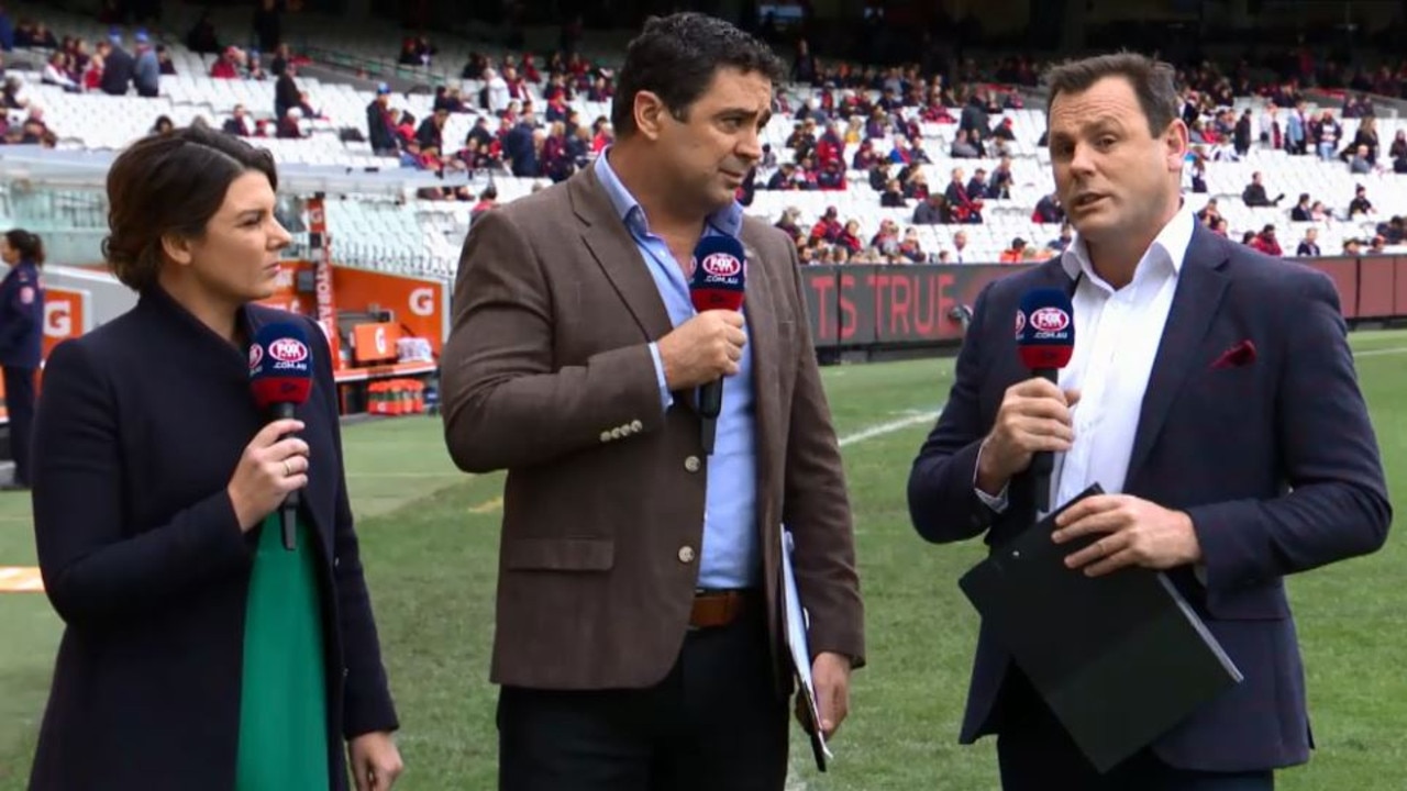 David King responds on Fox Footy.