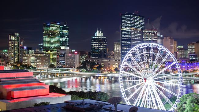 The view from Rydges South Bank.