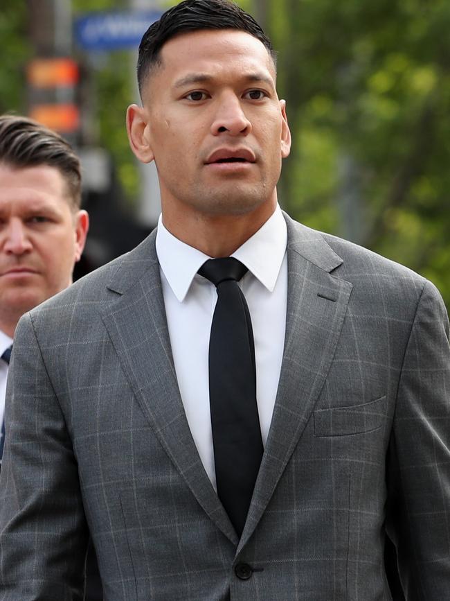 Israel Folau. Picture: David Geraghty