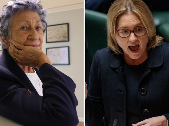 Chair of the Yoorrook Justice Commission Professor Eleanor Bourke, left, and Victorian Premier Jacinta Allan.