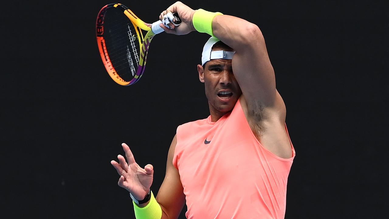 Rafael Nadal is the defending champion at Melbourne Park. Picture: Getty Images