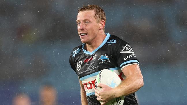 Lachlan Miller of the Sharks. Photo by Chris Hyde/Getty Images