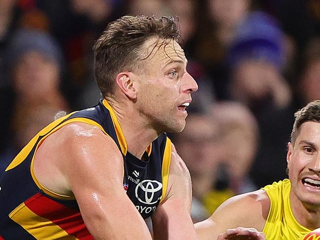 Brodie Smith has been dropped. (Photo by Sarah Reed/AFL Photos via Getty Images)
