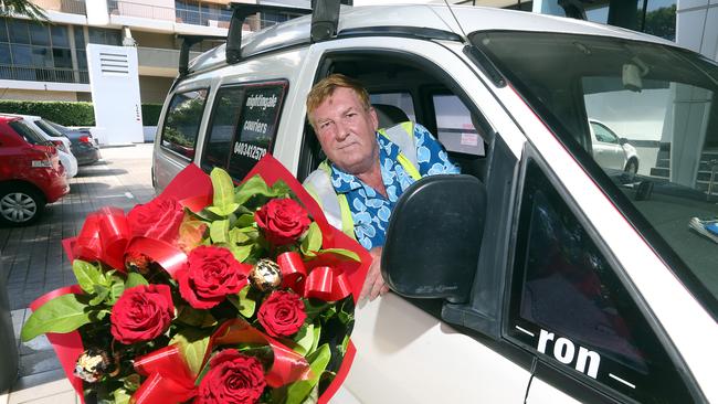 Courier driver Ron Nightingale — as an independent candidate in Bonney he is not giving out bouquets to the LNP. Photo by Richard Gosling