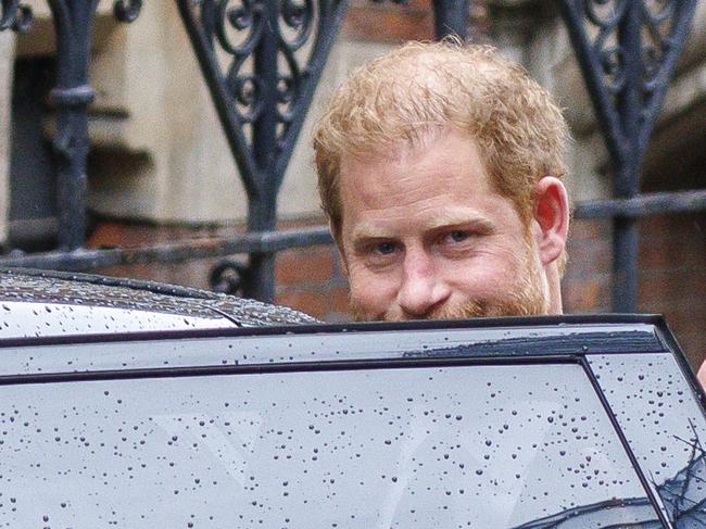 The Duke of Sussex, pictured here leaving the Royal Courts of Justice on March 28 in London. Picture: Getty Images