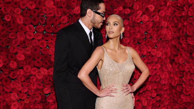 Pete Davidson and Kim Kardashian attend the 2022 Met Gala New York City. Picture: Getty Images