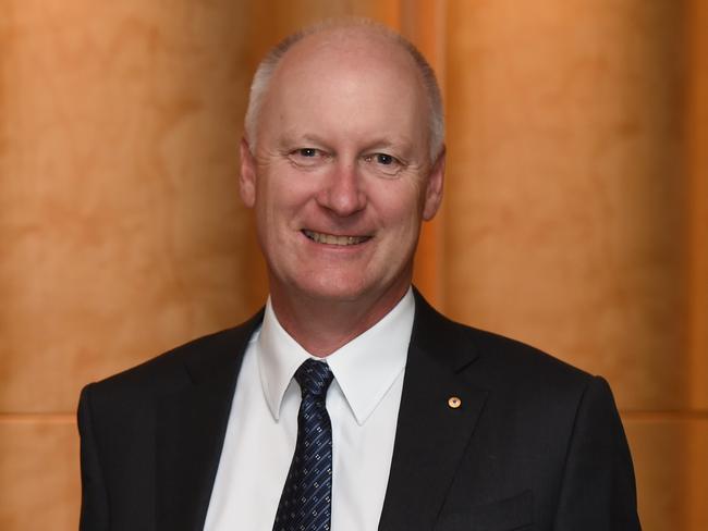 Wesfarmers boss Richard Goyder at his strategy day. Picture: AAP Image/Dean Lewins.