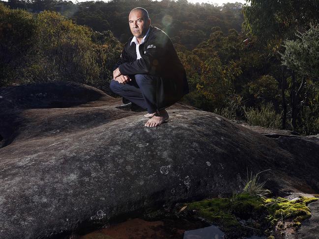 Nathan Moran from the Metropolitan Aboriginal Land Council says he wants to develop the Northern Beaches land rather than sell it. Picture: Sam Ruttyn