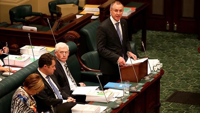 South Australian Premier Jay Weatherill in Parliament.