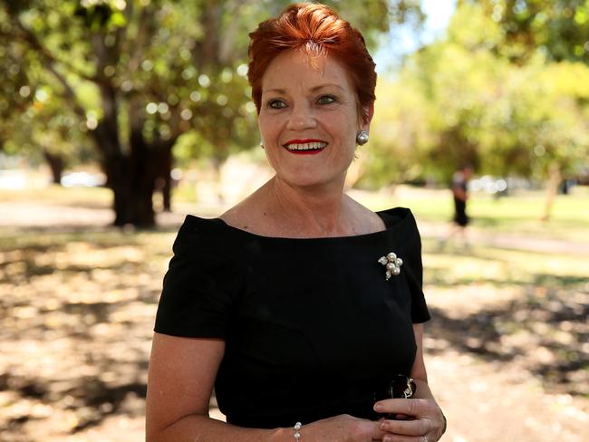 Pauline Hanson is set to become even more powerful in 2017. Picture: Colin Murty/The Australian