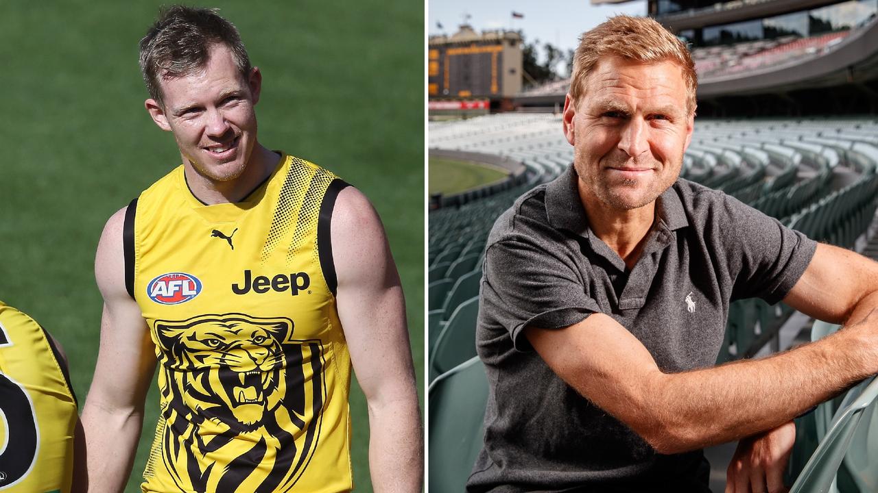 Jack Riewoldt has defended Jordan Lewis from criticism by Kane Cornes.