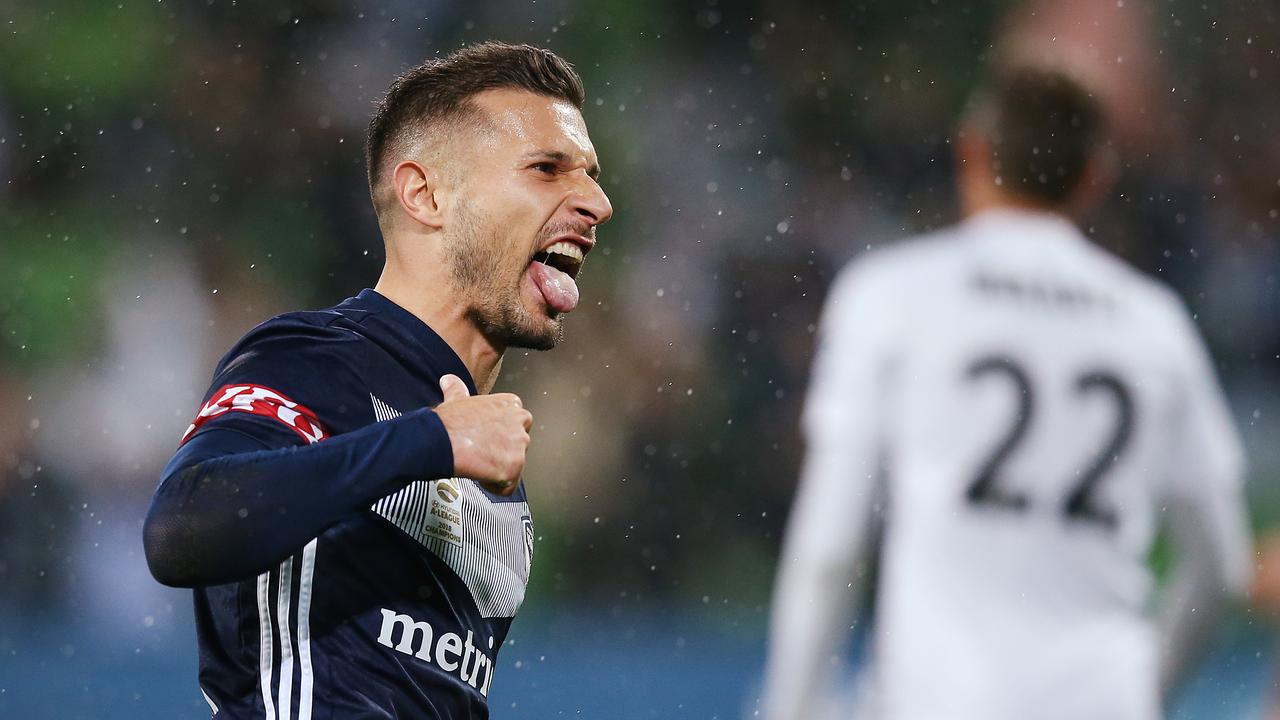 Kosta Barbarouses topped Melbourne Victory’s goalscoring charts last season. (Photo by Michael Dodge/Getty Images)