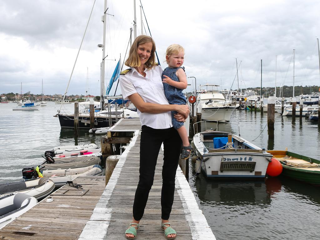 Lily Barlow is the captain of One Ocean Sailing, a local tour operator that can legally allow Sydneysiders to watch the New Year's Eve fireworks on the harbour without the need for a permit. Picture: NCA NewsWire / Gaye Gerard