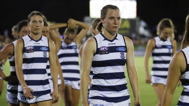 Denby Taylor will return to football through the VFLW after retiring from the AFLW in 2022. Photo by Dylan Burns/AFL Photos via Getty Images