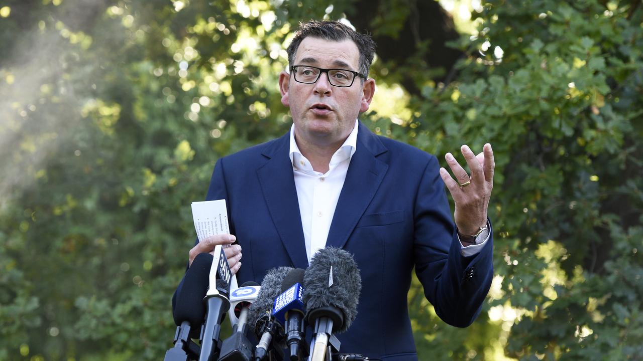 Victorian Premier Daniel Andrews apologised to commuters. Picture: NCA NewsWire / Andrew Henshaw