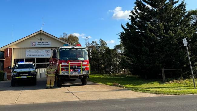 According to CFA Rockbank, the driveway was also blocked which prevented its trucks from being available to respond to an emergency services incident. Picture: Supplied