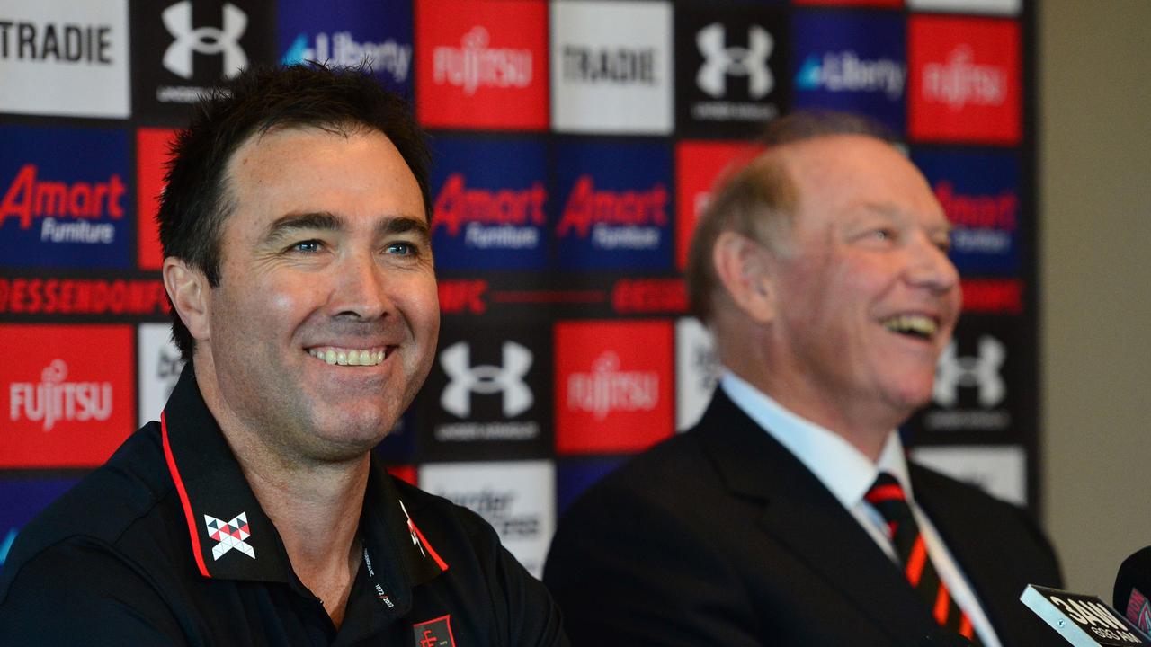 The appointment of Brad Scott is one of many off-season changes at the Bombers. Picture: NCA NewsWire / Nicki Connolly