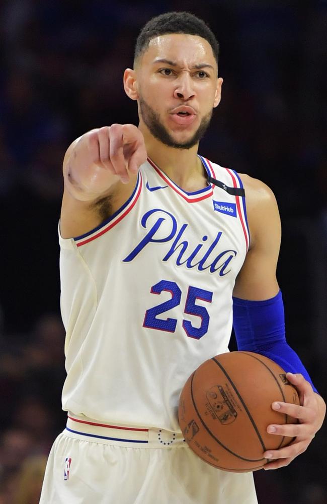 Simmons is in line for NBA Rookie of the Year honours. Picture: Getty Images